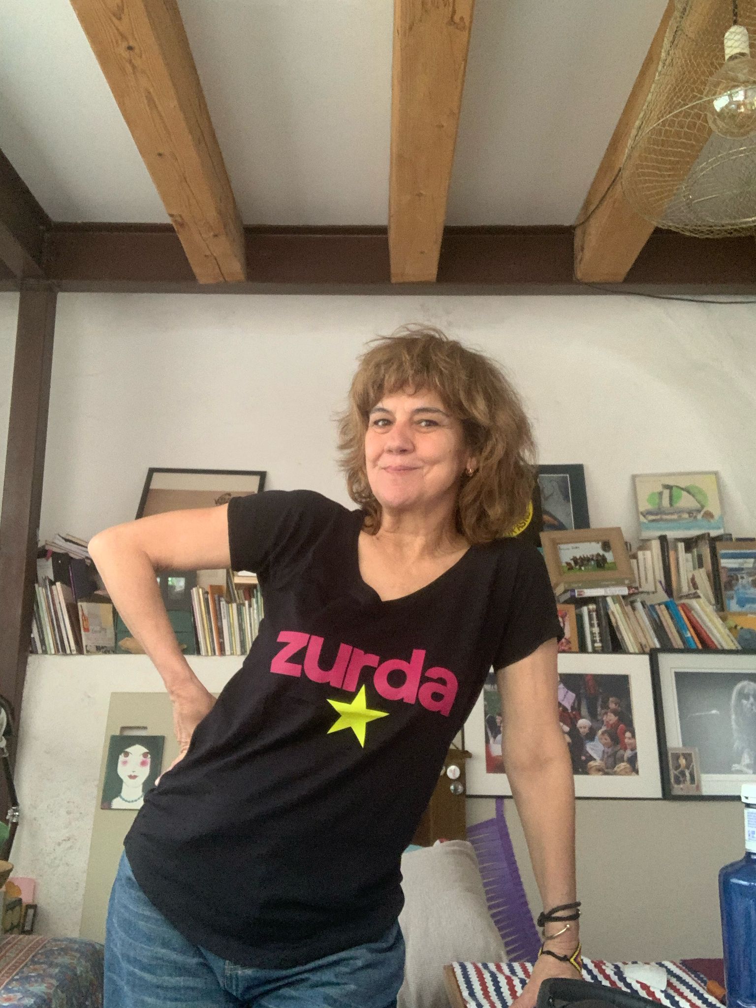 camiseta zurda camiseta con mensaje