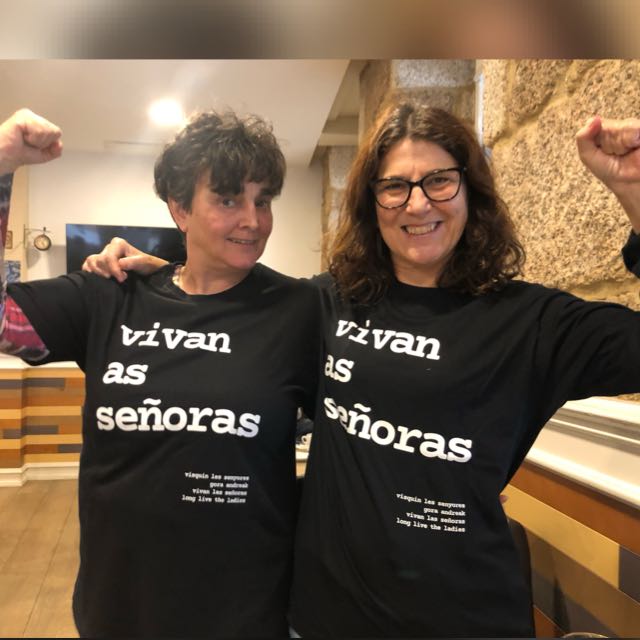 Vivan as señoras! camisetas con mensaje